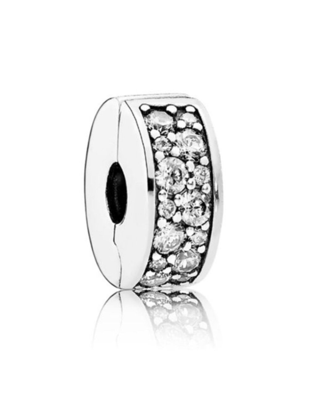 Pandora Sterling Silver Shining Elegance Clip 791817cz